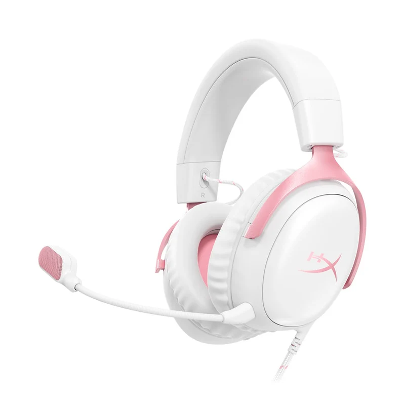 HyperX Cloud III Wired Gaming Headset for PC/PS5/PS4/Xbox Series X|S/Xbox One/Nintendo Switch/Mac/Mobile (Black, Black/Red, White/Pink, White/Silver, Black/Blue)