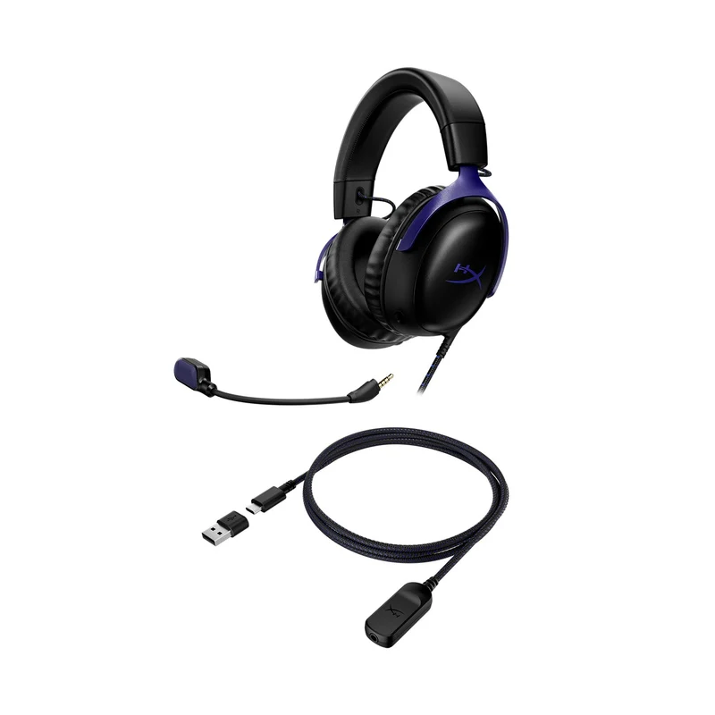 HyperX Cloud III Wired Gaming Headset for PC/PS5/PS4/Xbox Series X|S/Xbox One/Nintendo Switch/Mac/Mobile (Black, Black/Red, White/Pink, White/Silver, Black/Blue)