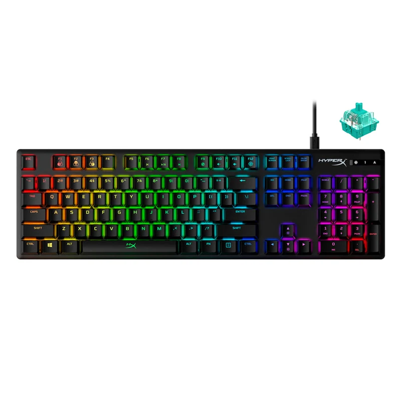 HyperX Alloy Origins RGB Mechanical Gaming Keyboard (Aqua Switch Tactile) For PC/PS5/PS4/XBOX Series X/S / XBOX One (4P5N9AA#ABA)