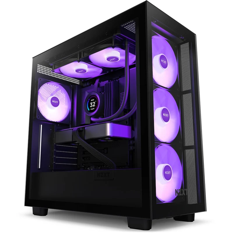 NZXT Kraken Elite 280 RGB 280MM AIO Liquid Cooler With LCD Display & RGB Fans (Matte Black) (RL-KR28E-B1)