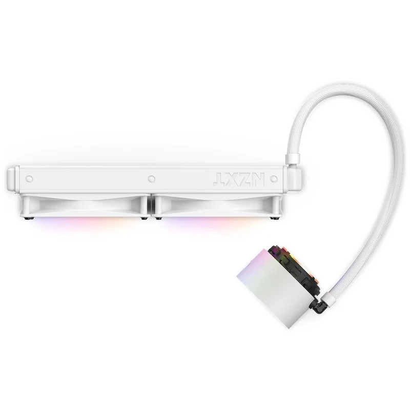 NZXT Kraken Elite 280 RGB 280MM AIO Liquid Cooler With LCD Display & RGB Fans (Matte White) (RL-KR28E-W1)