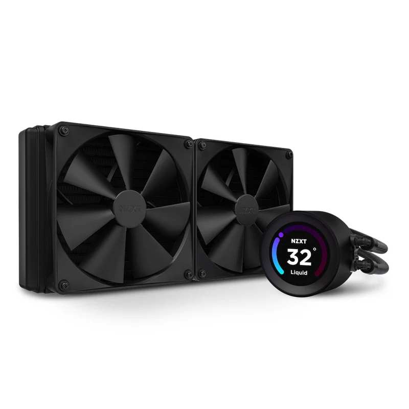 NZXT Kraken Elite 280 280MM AIO Liquid Cooler With LCD Display (Matte Black) (RL-KN28E-B1)