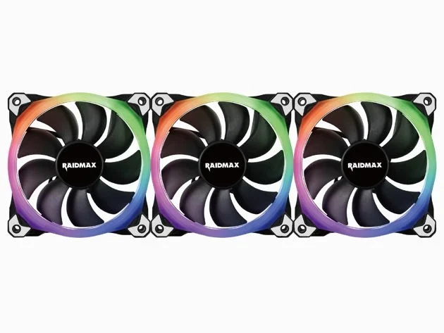 Raidmax NV-R120FBR3 Addressable RGB LED Cooling Fan With Controller