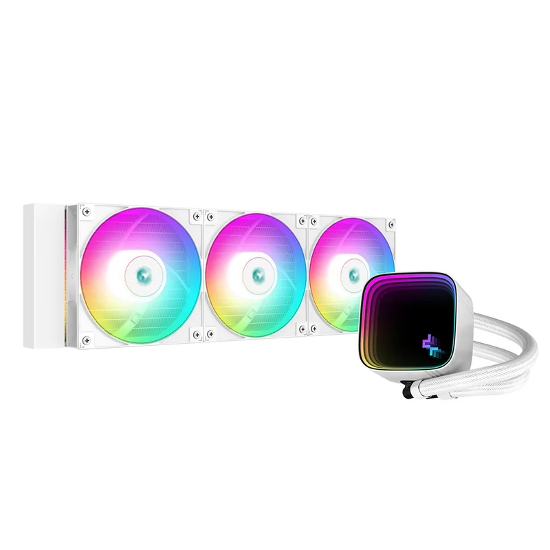 Deepcool LS720 WH Premium 360MM Liquid CPU Cooler (White) (R-LS720-WHAMNT-G-1)