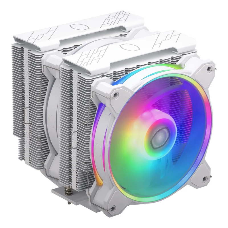 Cooler Master Hyper 622 Halo White ARGB Dual-Tower CPU Air Cooler