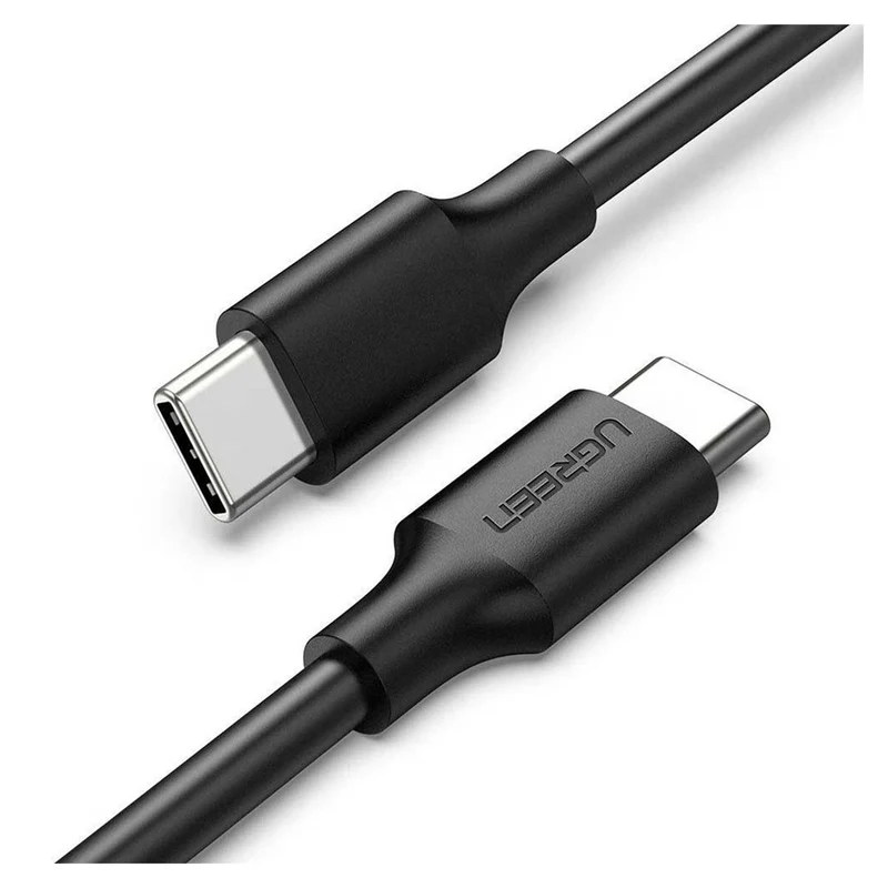 UGreen USB-C 2.0 Male To USB-C 2.0 Male 3A Data Cable - 2m, 3m (Black) (US286/10306, US286/60788)