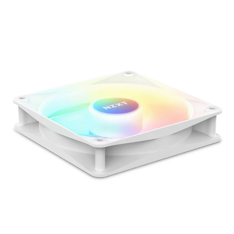 NZXT F140 RGB Core 140MM Hub-Mounted RGB Fan (Matte White) (RF-C14SF-W1)