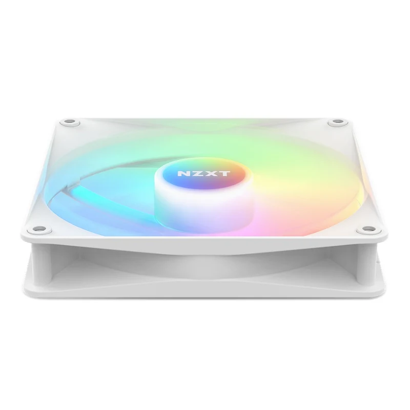 NZXT F140 RGB Core 140MM Hub-Mounted RGB Fan (Matte White) (RF-C14SF-W1)