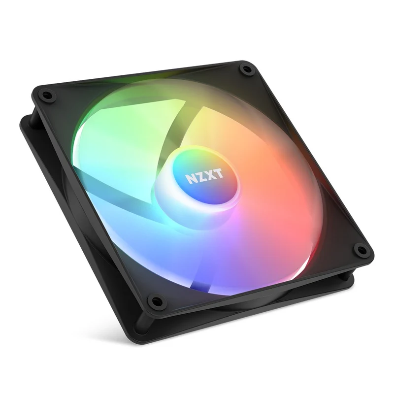 NZXT F140 RGB Core 140MM Hub-Mounted RGB Fan (Matte Black) (RF-C14SF-B1)