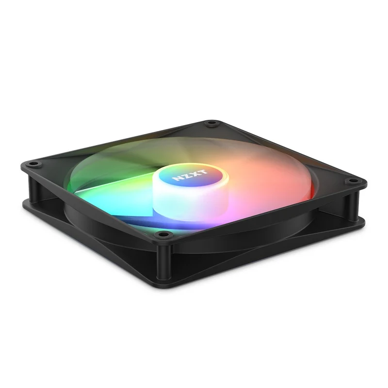 NZXT F140 RGB Core 140MM Hub-Mounted RGB Fan (Matte Black) (RF-C14SF-B1)