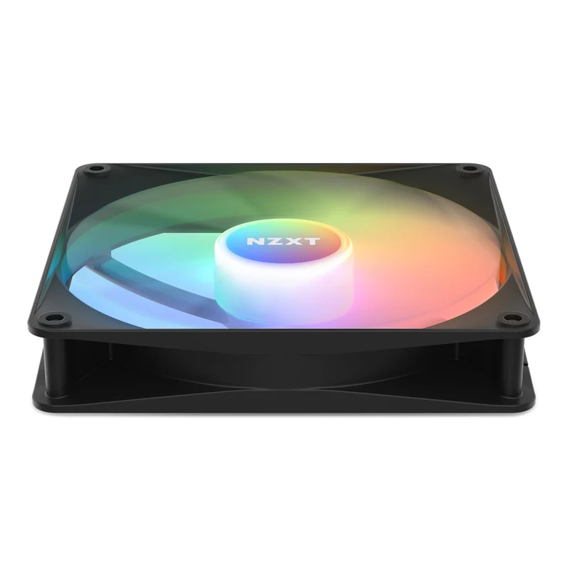 NZXT F140 RGB Core 140MM Hub-Mounted RGB Fan (Matte Black) (RF-C14SF-B1)