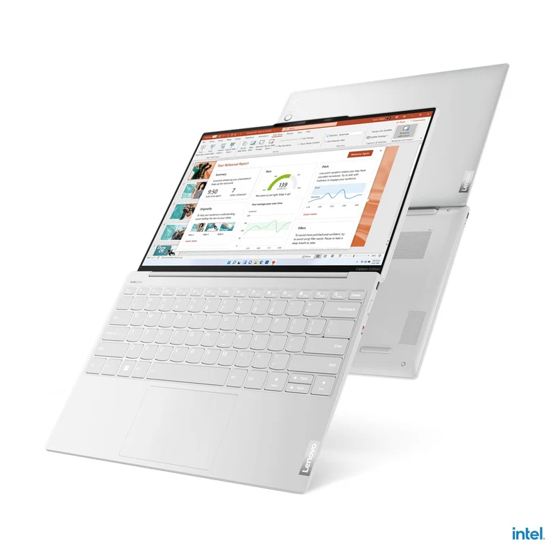 Lenovo Yoga Slim 7 Carbon 13IRP8 83AY002NPH Laptop (Moon White) | 13.3″ 2.5K (2560x1600) | i7 1360P | 16GB RAM | 1TB SSD | Intel Iris Xe Graphics | Windows 11 Home | MS Office Home & Student 2021 | Yoga Sleeve