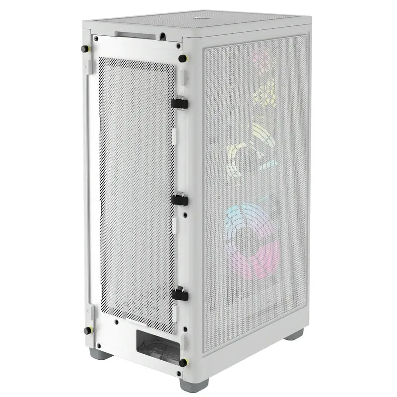 Corsair iCue 2000D RGB Airflow Mini-ITX PC Case (White)