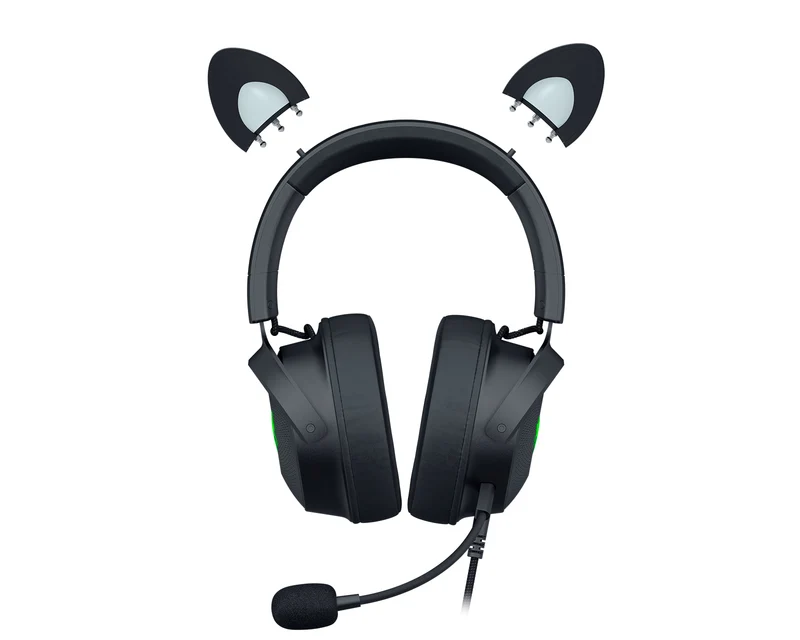 Razer Kraken Kitty V2 Pro Wired RGB Headset With Interchangeable Ears (Black)