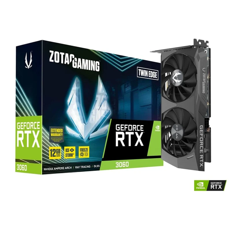 Zotac Gaming GeForce RTX 3060 Twin Edge 8GB GDDR6 Graphics Card (ZT-A30630E-10M)