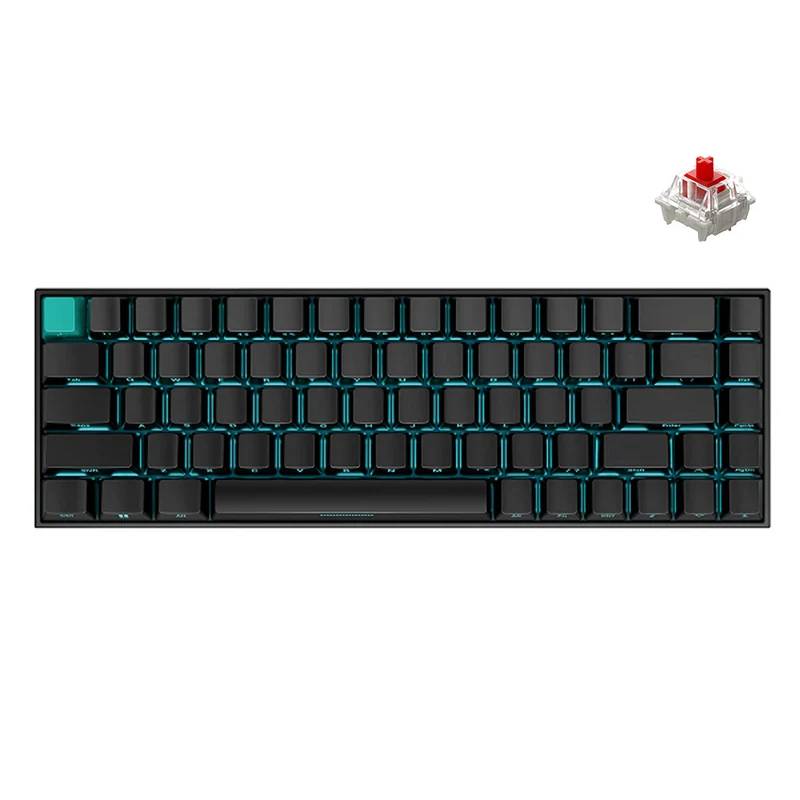 Deepcool KG722 65% RGB Mechanical Keyboard (Black) (Gateron Red Switch)