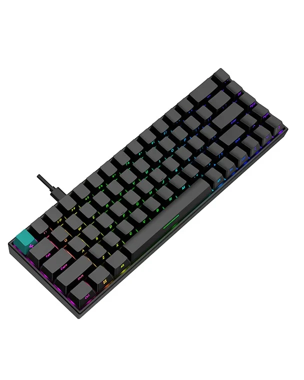 Deepcool KG722 65% RGB Mechanical Keyboard (Black) (Gateron Red Switch)