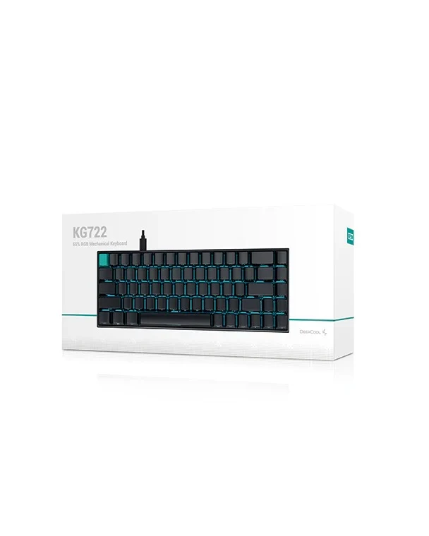 Deepcool KG722 65% RGB Mechanical Keyboard (Black) (Gateron Red Switch)
