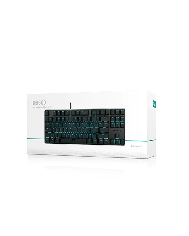 Deepcool KB500 RGB TKL Mechanical Gaming Keyboard (Black) (Outemu Red Switch)