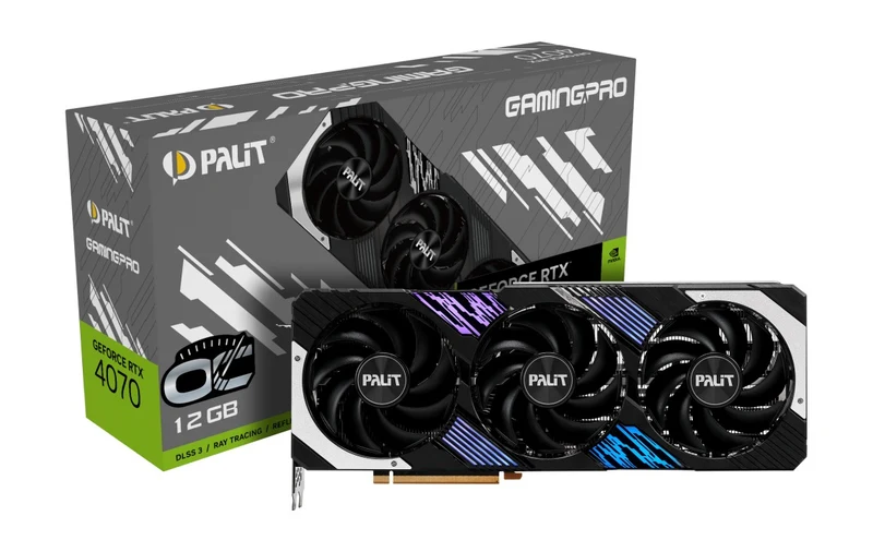 Palit Geforce RTX 4070 Gaming Pro OC 12GB GDDR6X Graphics Card