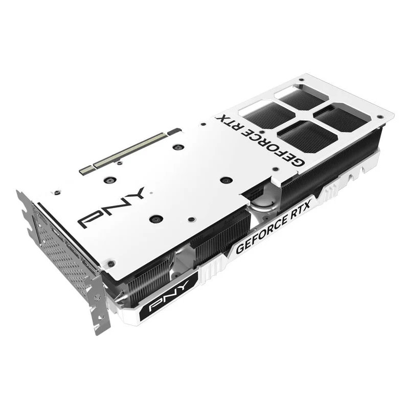 PNY GeForce RTX 4070 Ti 12GB LED Verto Triple Fan GDDR6X PCIE 4.0 Graphics Card (White) (VCG4070T12TFWXPB1)