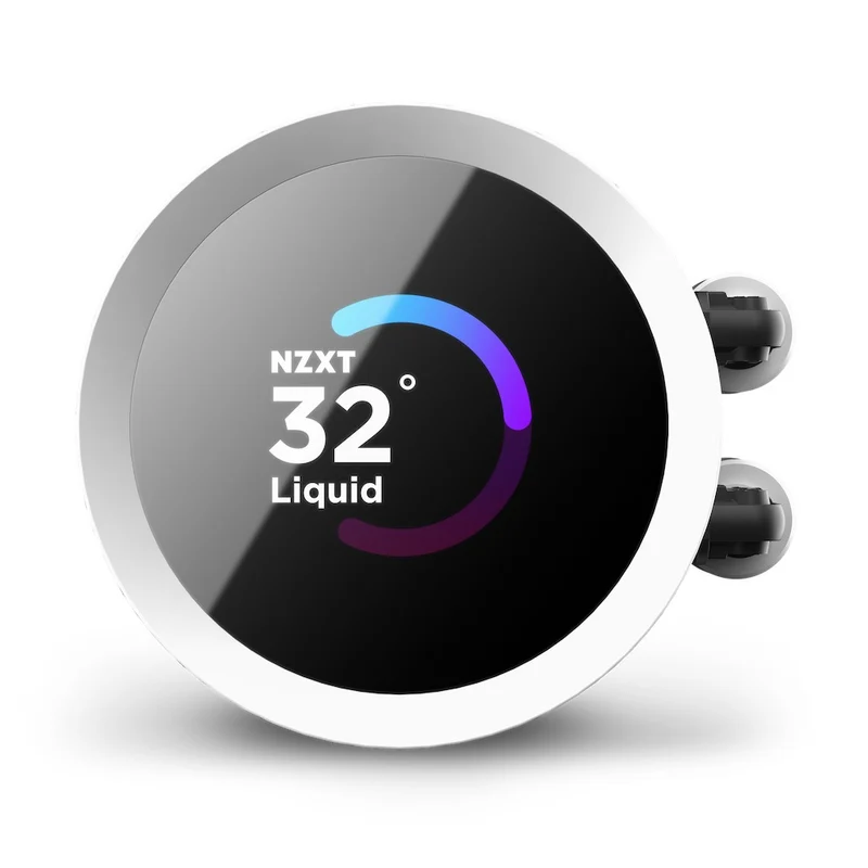 NZXT Kraken 360 RGB 360MM AIO Liquid Cooler With LCD Display & RGB Fans (Matte White) (RL-KR360-W1)
