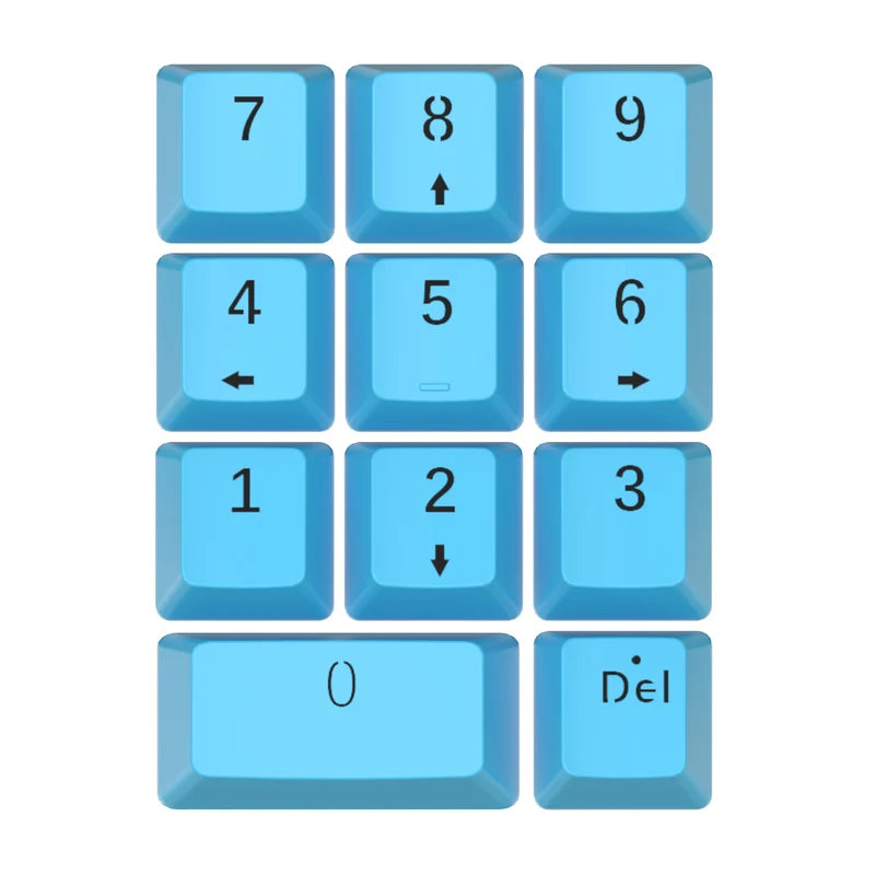 Royal Kludge PBT Dye Sublimation 11 Keys (Blue) (Mini-21)