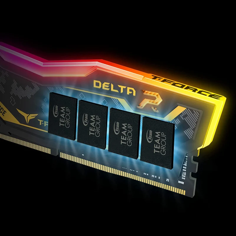 Teamgroup T-Force Delta TUF Gaming Alliance RGB 32GB (2X16GB) DDR4 3200Mhz CL16-20-20-40 1.35V Desktop Memory (TF9D432G3200HC16FDC01)