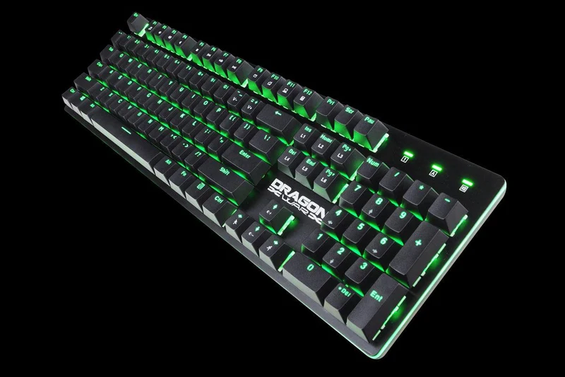 Dragonwar Ice Sanction Wired Mechanical Keyboard (Blue Switches)(GK-015-BK-ENG)