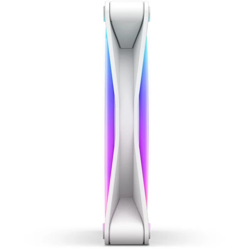 NZXT F140 RGB Duo 140MM Dual-Sided Fans (Matte White) (RF-D14SF-W1)