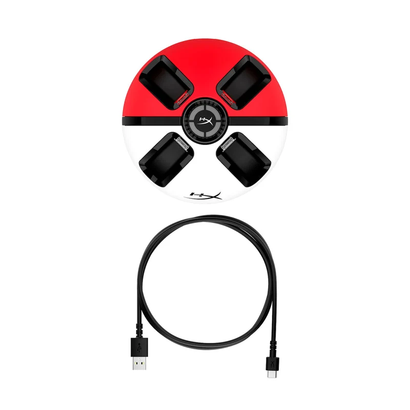 HyperX Chargeplay Quad 2 Joy-Con Charging Station (White-Red)