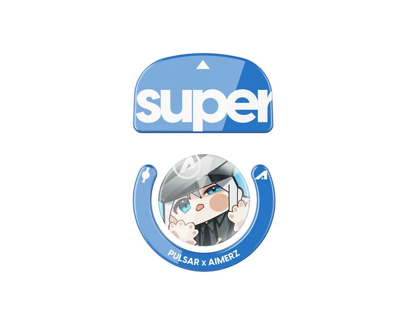 Pulsar Superglide Premium Glass Mouse Skates For Logitech G Pro Superlight (Aimerz Edition) (LGSSGA)