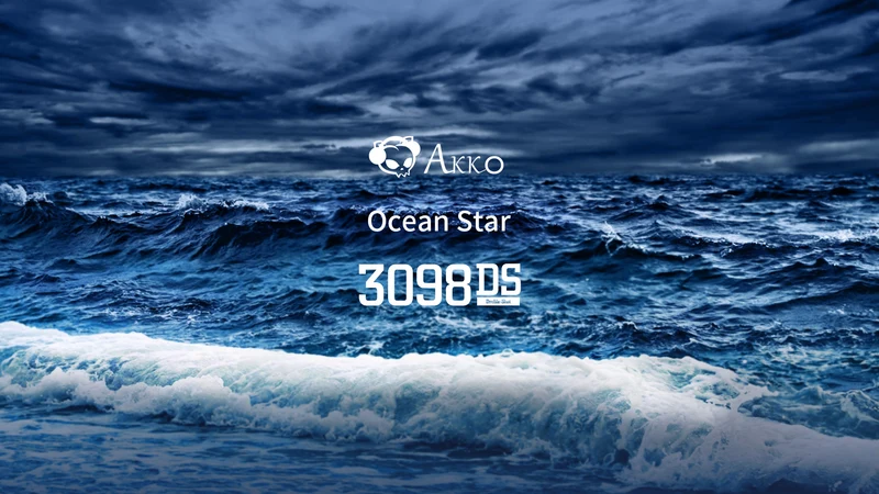 Akko Ocean Star 3098DS Mechanical Keyboard (Akko Blue)