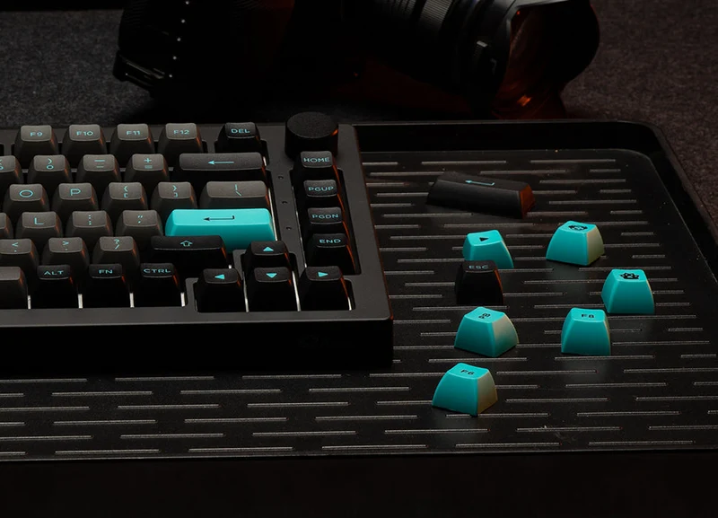 Akko Black & Cyan 5075B Plus Multi-Modes RGB Mechanical Keyboard (Akko CS Silver)