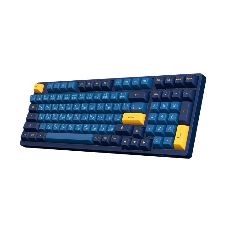 Akko 3098 Macaw Hiragana Version RGB Full Size Hot-Swappable Mechanical Keyboard (Akko CS Radiant Red)
