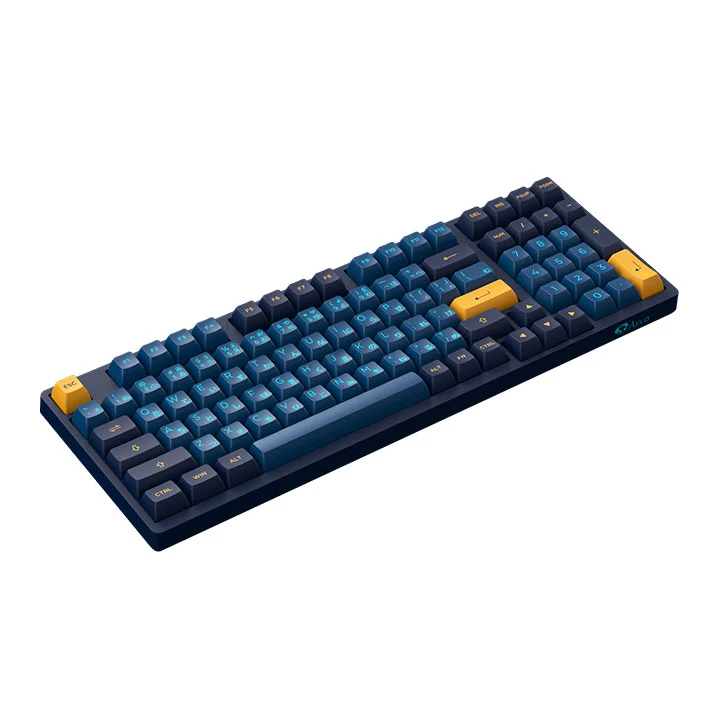 Akko 3098 Macaw Hiragana Version RGB Full Size Hot-Swappable Mechanical Keyboard (Akko CS Radiant Red)