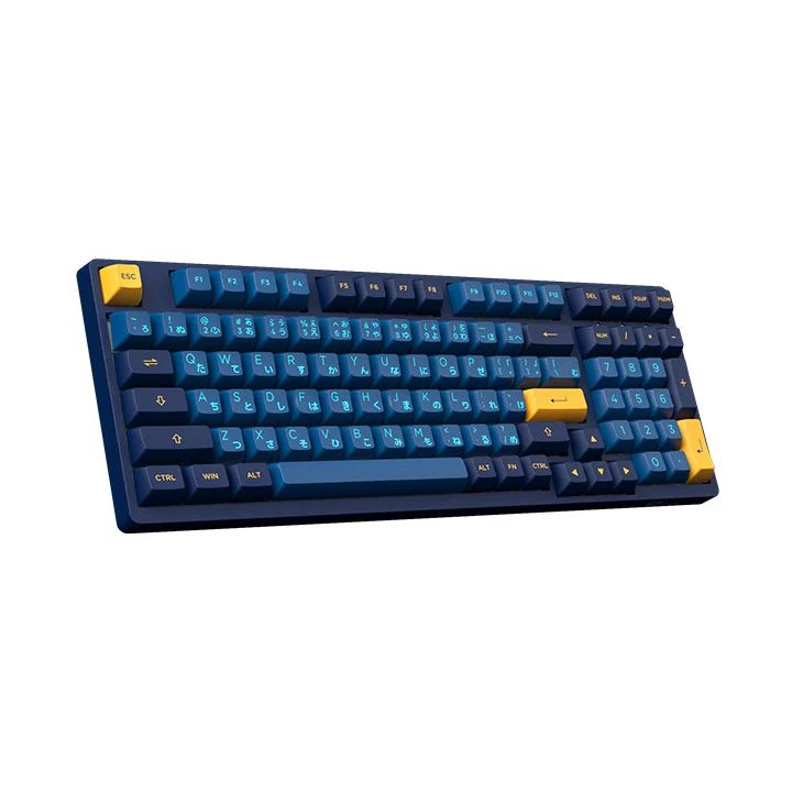 Akko 3098 Macaw Hiragana Version RGB Full Size Hot-Swappable Mechanical Keyboard (Akko CS Radiant Red)