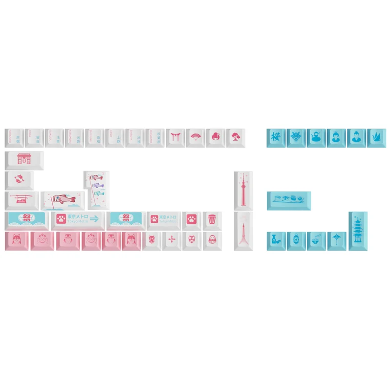 Akko World Tour Tokyo R2 SE Keycap Set 185 Keys