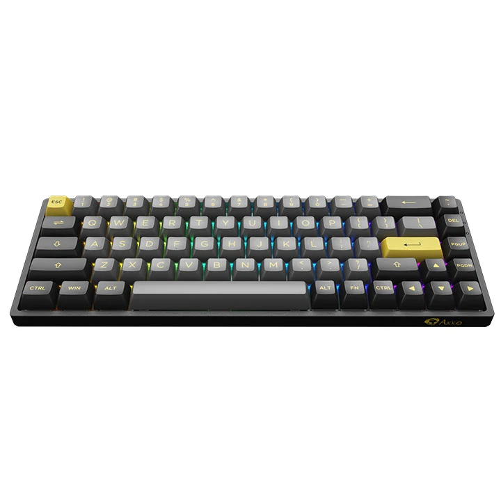 Akko Black & Gold 3068B Multi-Modes RGB Mechanical Keyboard (Akko X TTC Demon)
