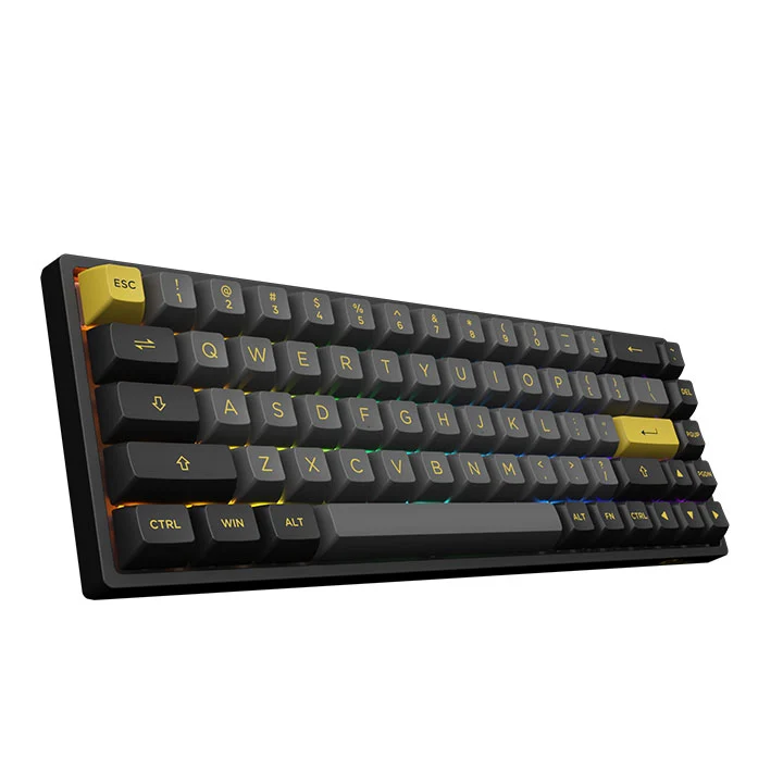 Akko Black & Gold 3068B Multi-Modes RGB Mechanical Keyboard (Akko X TTC Demon)