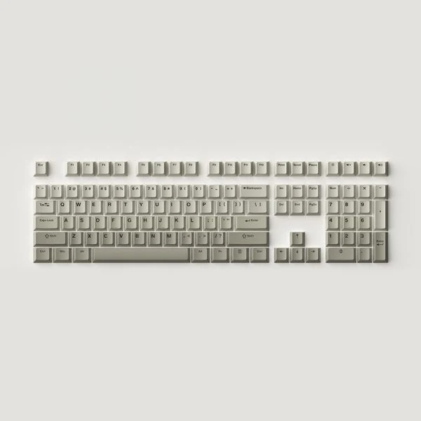 Akko Warm Gray Keycap Set PBT 132 Keys