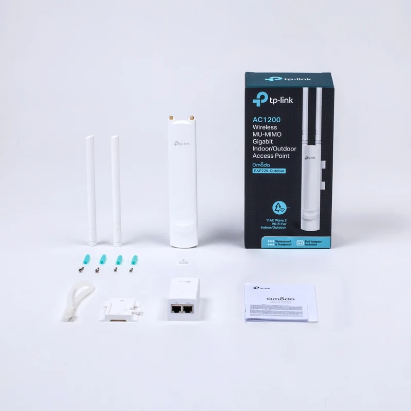TP-Link AC1200 Wireless MU-MIMO Gigabit Indoor/Outdoor Access Point (EAP225-Outdoor)