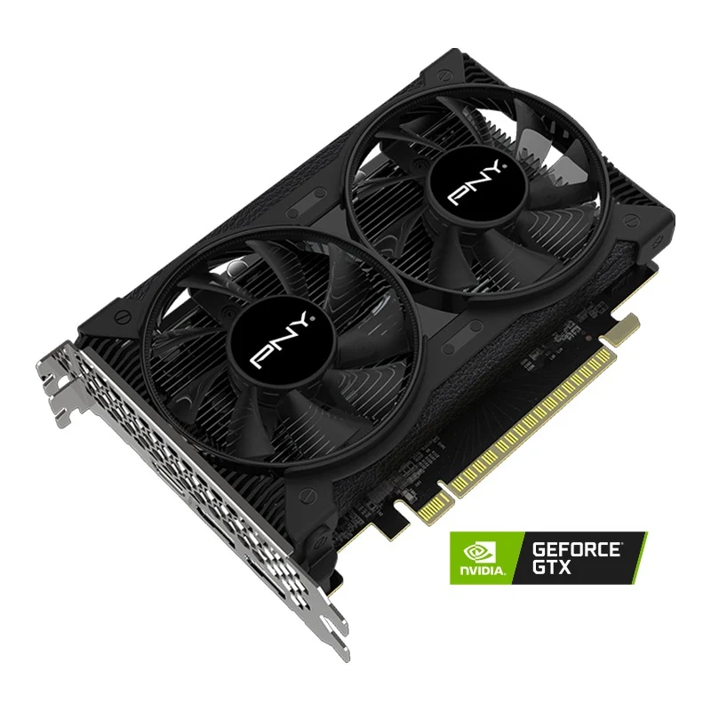 PNY GeForce GTX 1650 4GB GDDR6 Dual Fan Graphics Card (VCG16504D6DFPPB1)