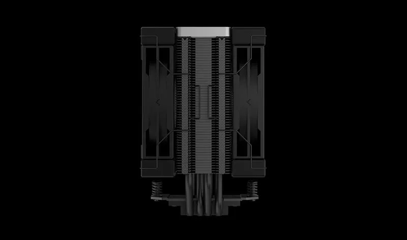 Deepcool AK400 Zero Dark Plus Performance Dual-Fan CPU Cooler (Black) (R-AK400-BKNNMD-G-1)