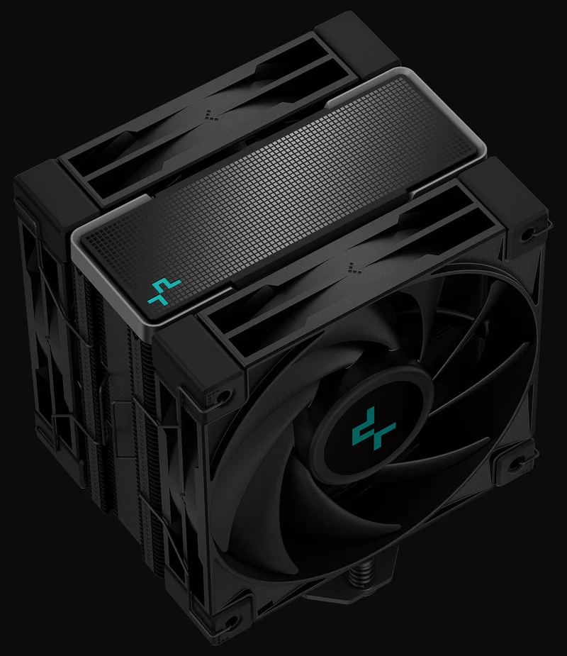 Deepcool AK400 Zero Dark Plus Performance Dual-Fan CPU Cooler (Black) (R-AK400-BKNNMD-G-1)