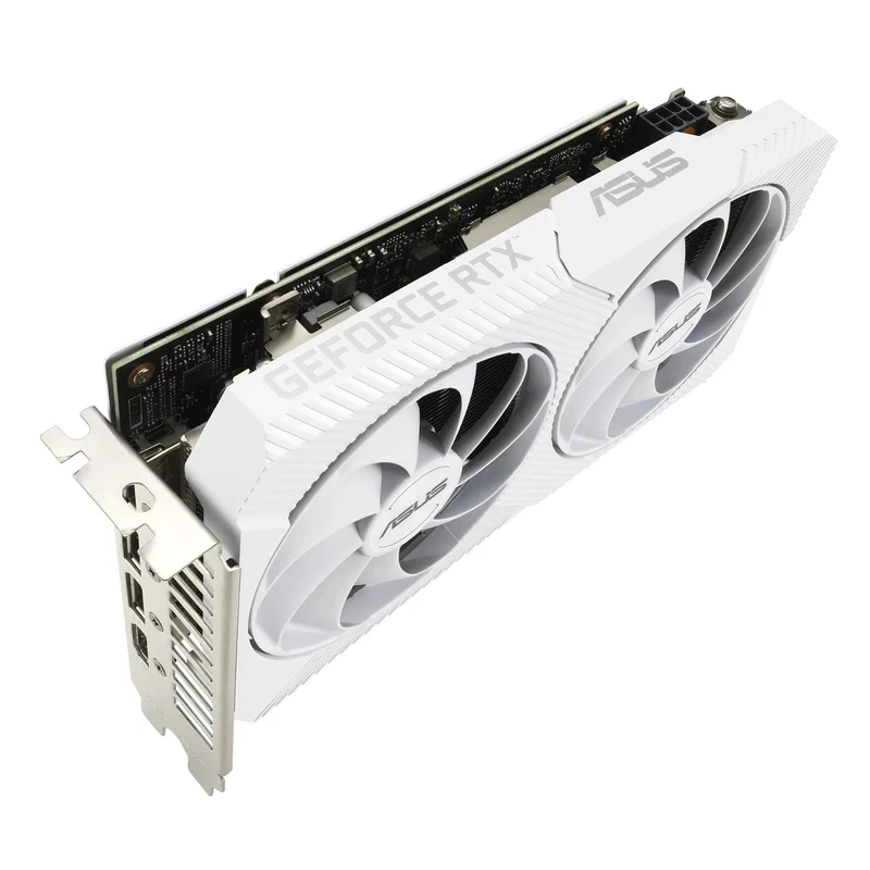 Asus Dual GeForce RTX 3060 OC 12GB PCIE 4.0 GDDR6 Graphics Card (White)