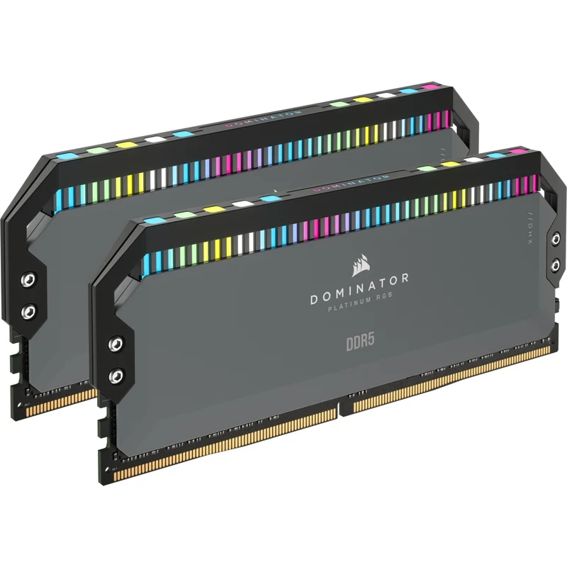Corsair Dominator Platinum RGB 32GB (2X16GB) DDR5 DRAM 6000MHZ C36 AMD Expo Memory Kit (CMT32GX5M2D6000Z36)