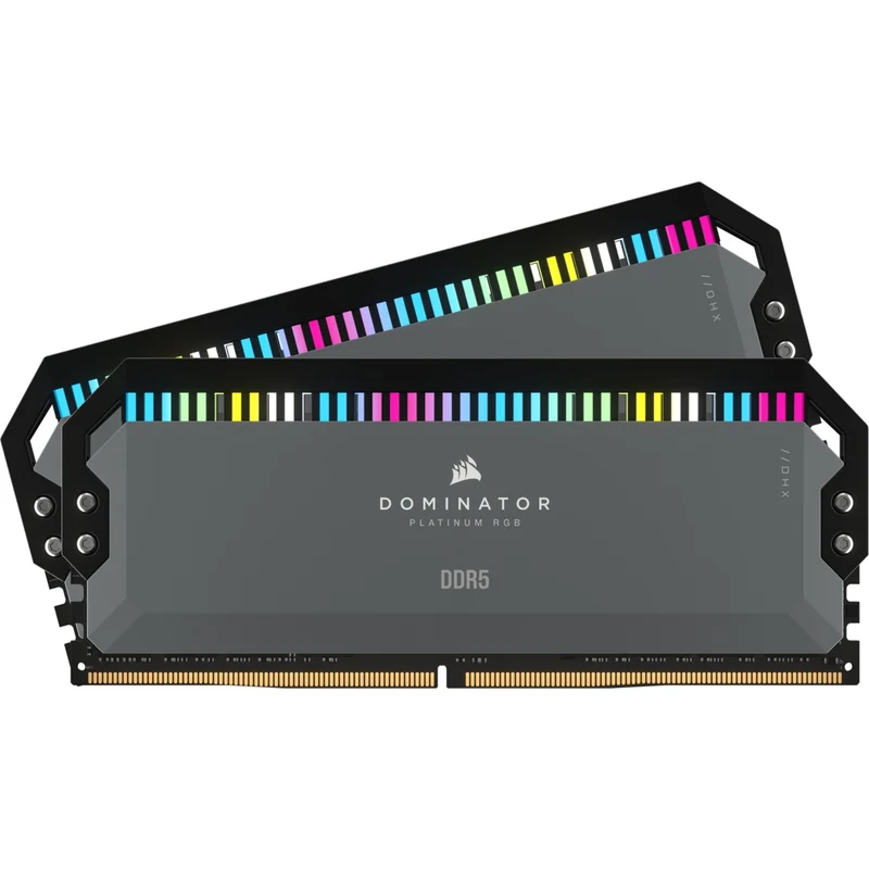 Corsair Dominator Platinum RGB 32GB (2X16GB) DDR5 DRAM 6000MHZ C36 AMD Expo Memory Kit (CMT32GX5M2D6000Z36)