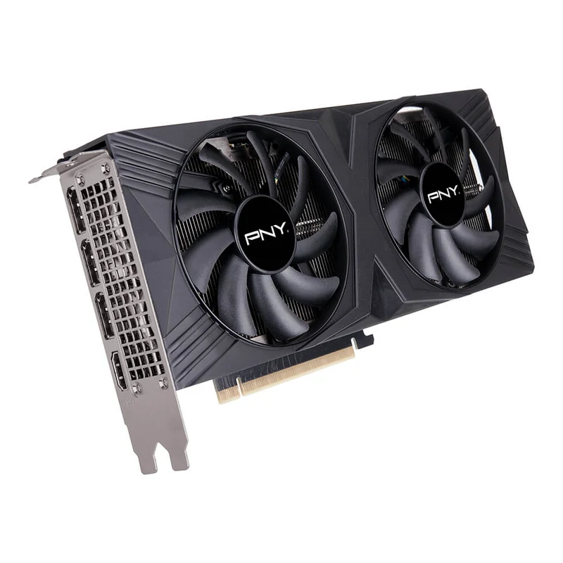 PNY Geforce RTX 4070 12GB Verto Dual Fan GDDR6X PCIE 4.0 Graphics Card (VCG407012DFXPB1)