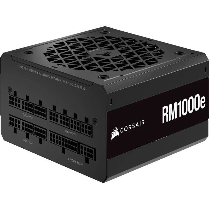 Corsair RME Series RM1000E 1000W ATX 3.0 80+ Gold Fully Modular Low-Noise Power Supply (Black)